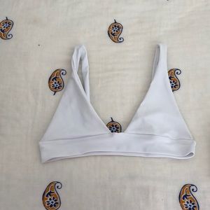 White bikini top